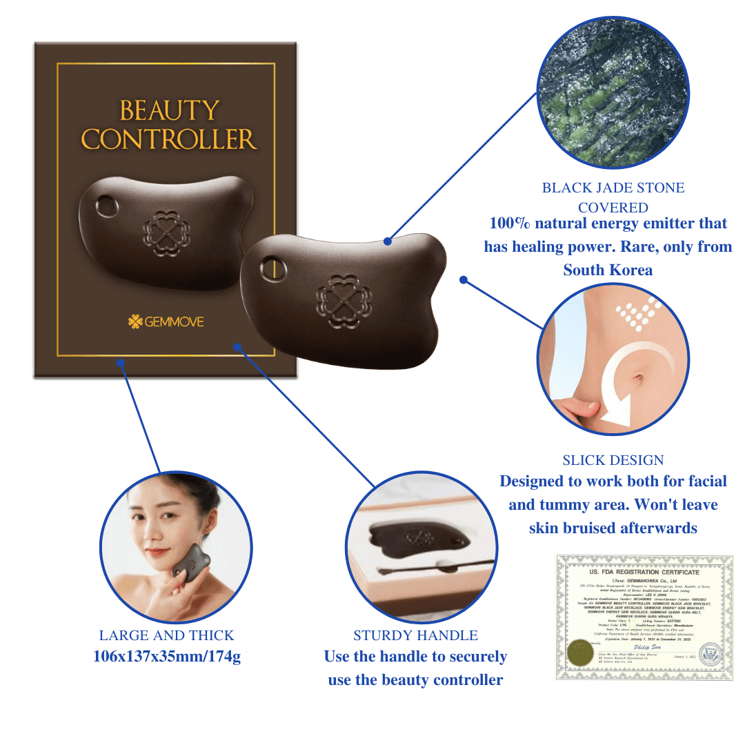 Gemmove Beauty Controller – Gua Sha für strahlende Haut