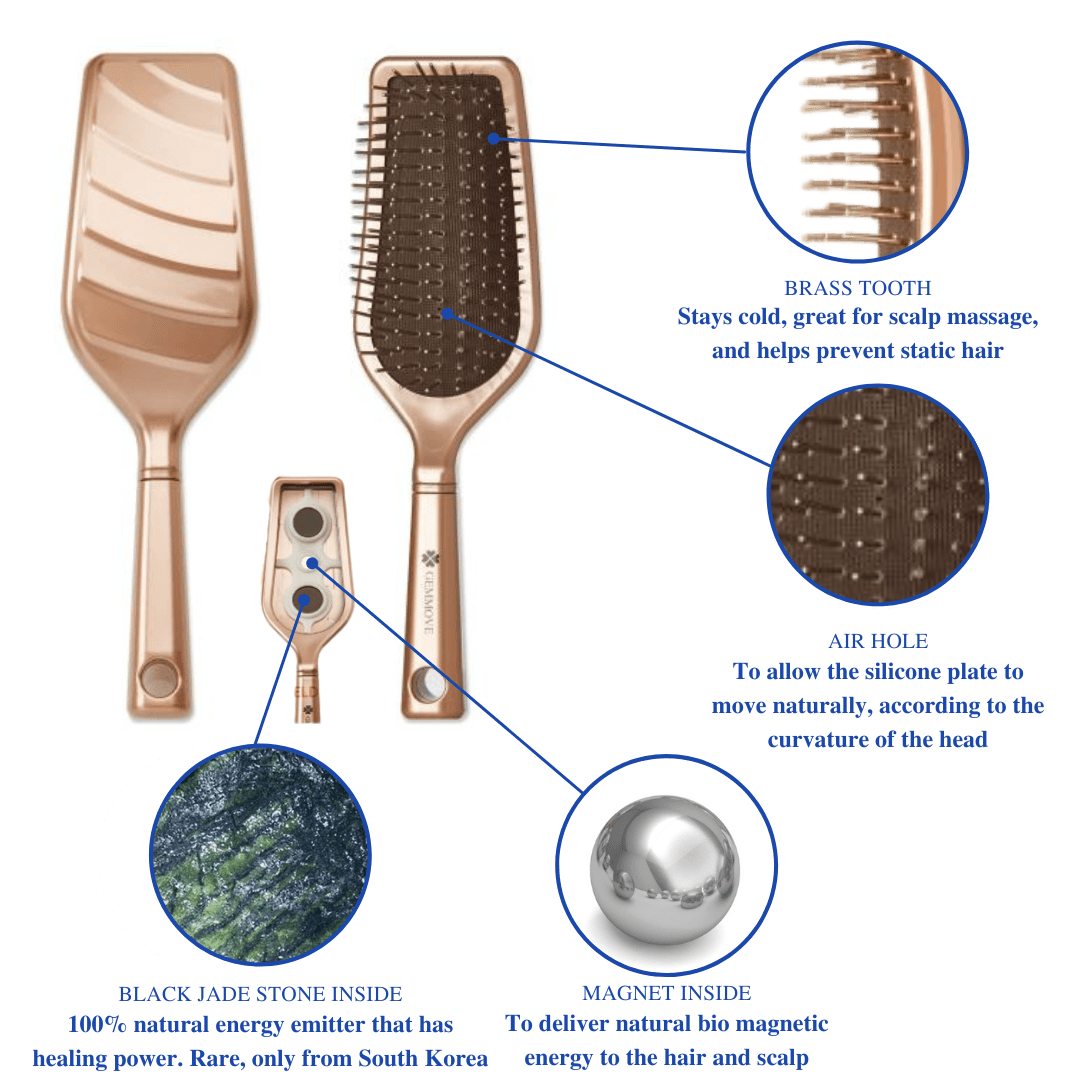 Magnetfeld-Haarbürste – Für gesundes, kräftiges und glänzendes Haar