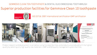 Gemmove Zahnpasta Clean10